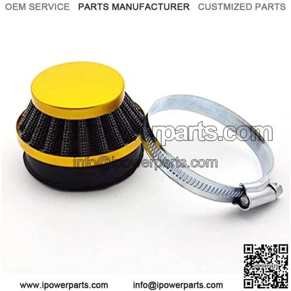 Racing ATV 60mm Air Filter Cleaner For Gas Motorized Bicycle Push Mini Moto Pocket Bike Quad 4 Wheeler Motorcycle Gold - Image 4