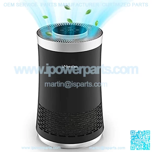 UNbeaten Air Purifiers for Home Bedroom with True HEPA Air Filter for Home Traps Smoke Dirt Pollen Danders Coverage 200sq ft