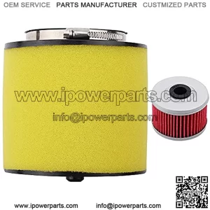 TRX500FA Air Filter with Oil Filter Replacement for Rincon 650 680 MUV700 TRX680FA TRX500FPA 17254-HPO-A00