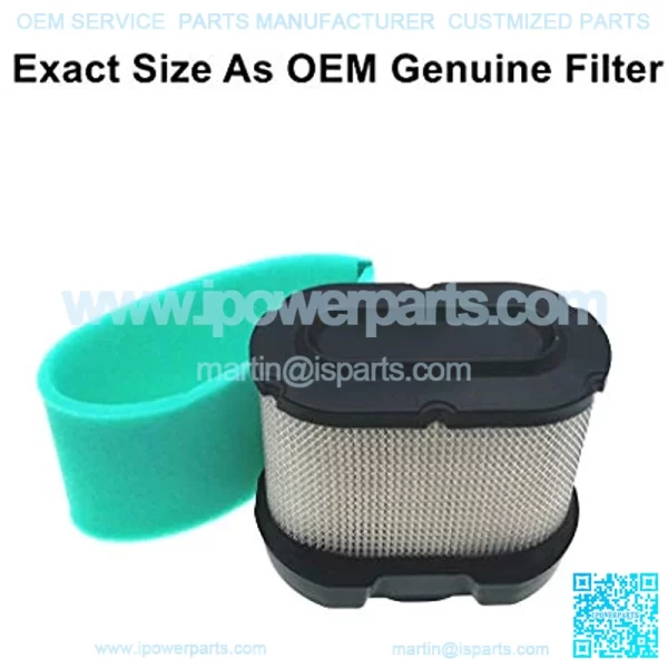 792105 Air Filter Replace for 276890, 4233, 5405, 5405H, 5405K, 593240, 798748 OEM Air Cleaner Cartridge with 792303 Pre Filter Fits Lawn Mower Air Cleaner Element - Image 2