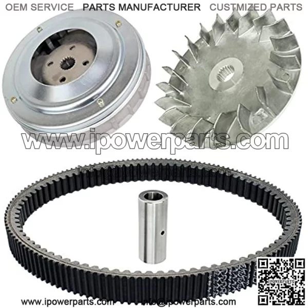 compatible with Clutch Primary Sliding Fixed Sheave Belt Yamaha Grizzly 350 Yfm350Fg 2X4 4X4 2007-2014 - Image 2