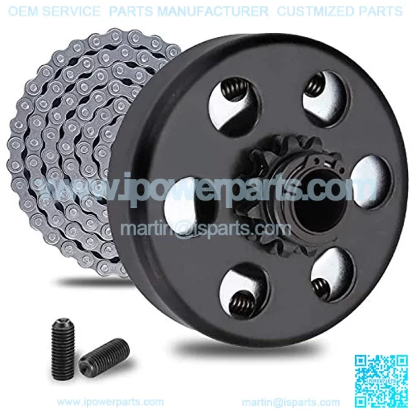 Clutch 3/4" Bore 12 Tooth 35 Chain for Go Kart Mini Bike Lawnmower Fun Kart 2-7 HP Engine Fits Honda GX160 GX200 GX140 GX120 GC160 GC19