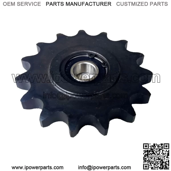 15T 5/8" #60 sprocket (with bearing 6202RS) - Image 2