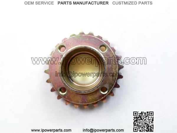 24T #35 (color plated) sprocket