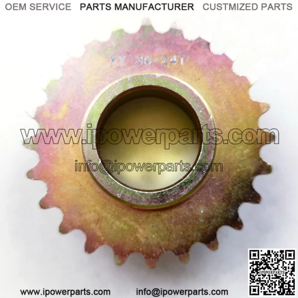 24T #35 (color plated) sprocket - Image 3