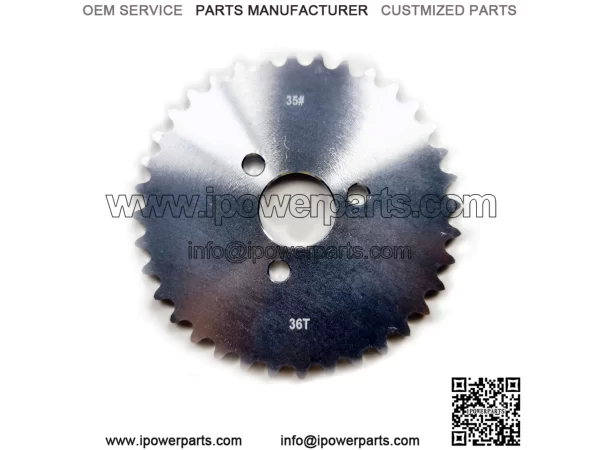 24T #35 (color plated) sprocket