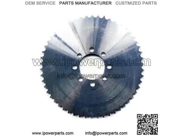 54T 2-1/8" #420 8 hole (silver) sprocket