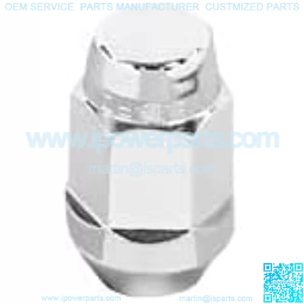 64010 Chrome Bulge Cone Seat Style Lug Nuts (1/2" - 20 Thread Size) - Set of 4