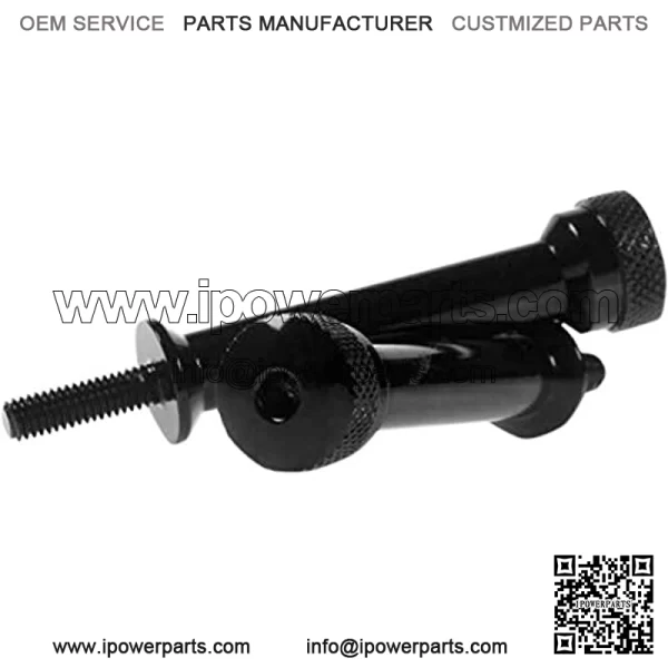 BritishCustoms 02-15 TRIUMPH BONNE: British Customs Quick Release Seat Screws (Black)