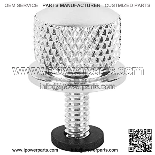 Motorcycle Rear Seat Bolt, Stainless Steel 20 Thread Polished Seat Bolt Easy To Install High University