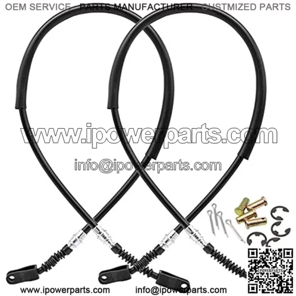 Club Car DS Brake Cable Kit Driver & Passenger Side Stainless Steel Core Cable for 1981-1999 1011403