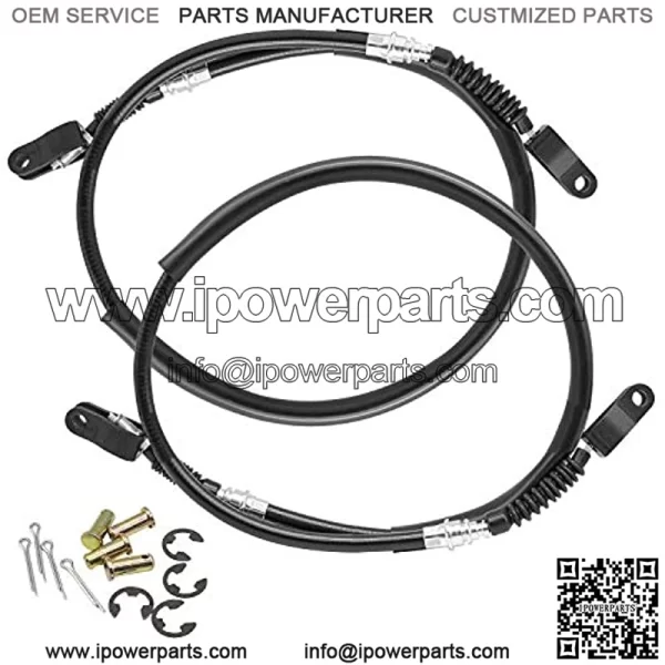 Club Car DS Brake Cable Kit Driver & Passenger Side Stainless Steel Core Cable for 1981-1999 1011403 - Image 4