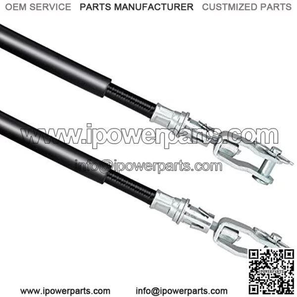 Golf Cart Brake Cable Set (2Pcs) Fits for Club Car Precedent Replaces Passenger Side & Driver Side for Club Car G&E 2008-up Precedent 103528701,102557501,103528702,102557502 - Image 3