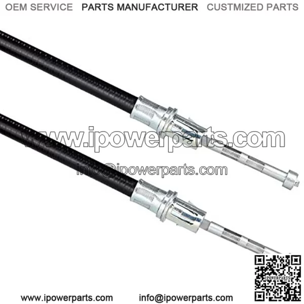 Golf Cart Brake Cable Set (2Pcs) Fits for Club Car Precedent Replaces Passenger Side & Driver Side for Club Car G&E 2008-up Precedent 103528701,102557501,103528702,102557502 - Image 4