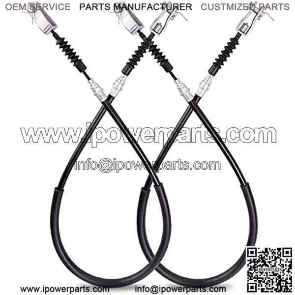 Golf Cart Brake Cable for Club Car DS 1981-1999 Gas & Electric, Driver and Passenger Side: 1011403 1011125 1016761-01