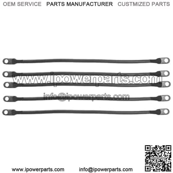 Club Car DS 95+ (48 Volt) Golf Cart - Battery Cable Set (4 Gauge)