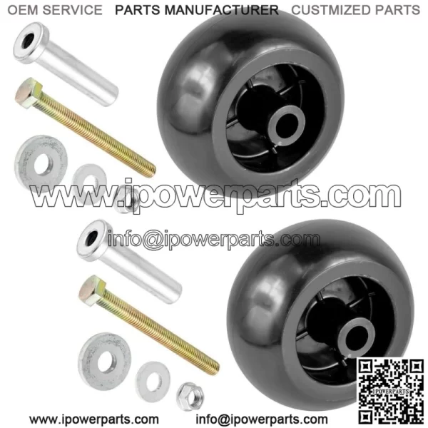 2 Deck Wheel with Bolt and Nut for Hustler Super Z Models 52"  60" 72" / 031997