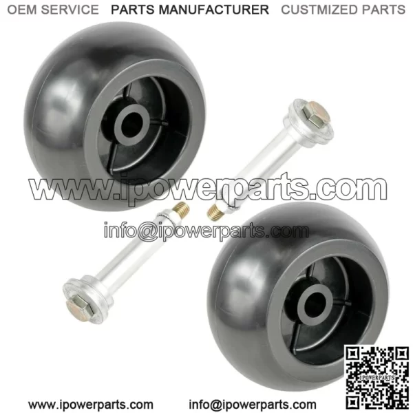 2 Deck Wheel with Bolt and Nut for Hustler Super Z Models 52"  60" 72" / 031997 - Image 2