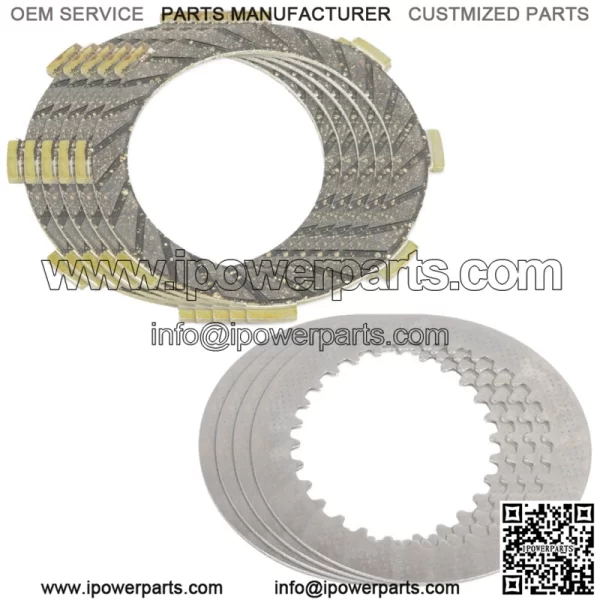 Clutch Friction and Steel Plates Kit for Kawasaki KX80 1979 1980 1981 1982-1987 (Fits: Kawasaki)