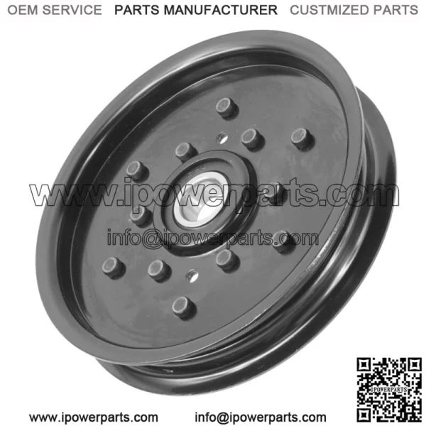 Flat Idler Pulley for John Deere Tractor X300 X304 X310 X320 X324 X340 X360 - Image 2