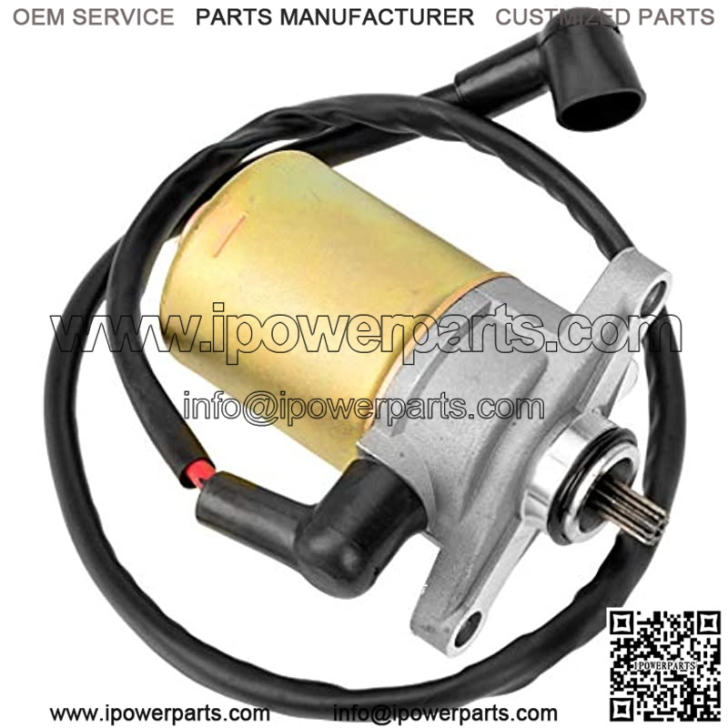 10 Teeth Starter Motor for Tao tao Jonway Sunl Roketa Baja Peace Sports GY6 47cc 49cc 50cc 4-Stroke QMB139 Engine Scooter Moped Parts