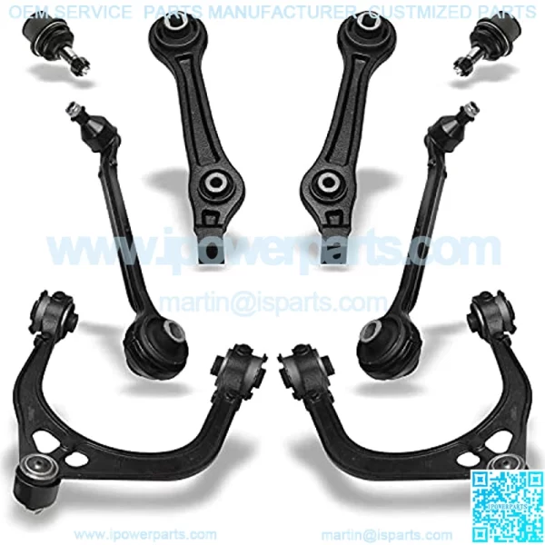 Front Upper And Lower Control Arm With Ball Joint + Sway Bar Links + Inner And Outer Tie Rods W/Boots Replacement For 300 Dodge Charger Challenger Magnum 2WD Models Only -16 Pc Set - Image 2