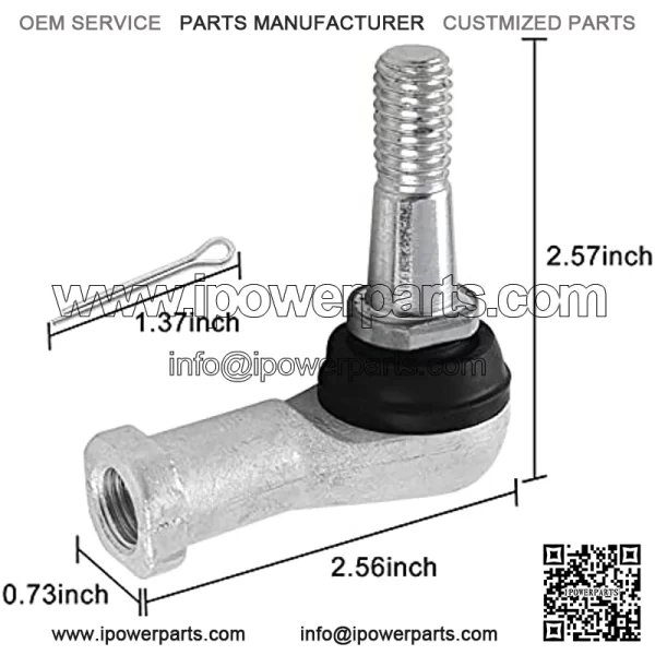 Golf Cart Ball Joint Kit Tie Rod End for EZGO TXT 2001-up Electric or Gas Golf Cart Driver and Passenger Side 70902-G01 70902-G02 (2 PCS) - Image 3