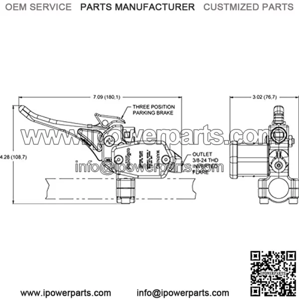 Wilwood Snowmobile Universal Front Master Cylinder - Polaris Arctic Cat - Image 2