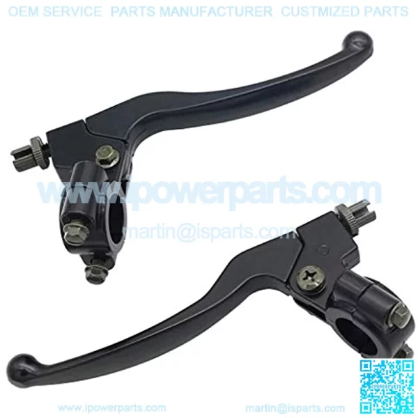 Clutch Brake Handle Lever Perch for Left Right 7/8" Black Universal Motorcycle Handlebar,Fits for Honda CR XL XR CRF XR80 XR100 CRF70 CRF50 CRF80 CRF100 CRF150 Pit Dirt Motor Bike Motocross Parts