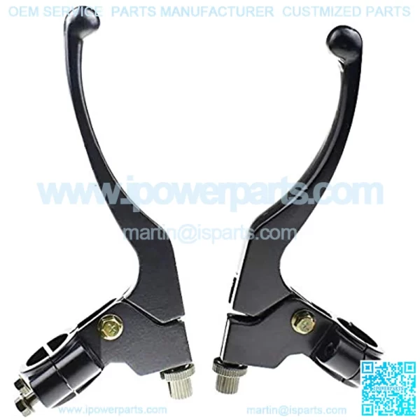 Clutch Brake Handle Lever Perch for Left Right 7/8" Black Universal Motorcycle Handlebar,Fits for Honda CR XL XR CRF XR80 XR100 CRF70 CRF50 CRF80 CRF100 CRF150 Pit Dirt Motor Bike Motocross Parts - Image 2