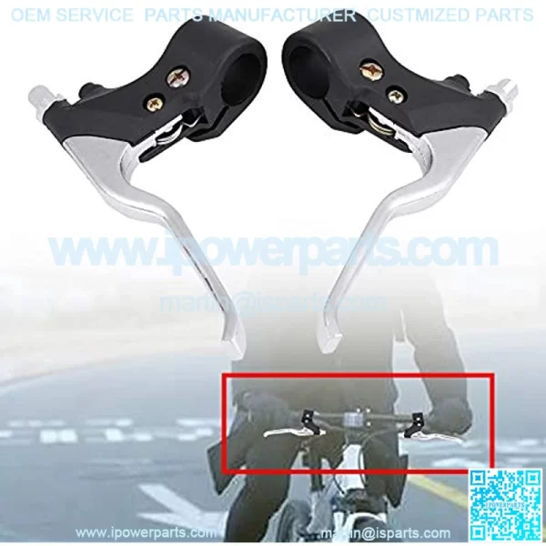 Universal 1 Pair Aluminium Alloy 22mm 7/8 inch Handlebar Brake Lever for 47cc 49cc Mini Pocket Dirt Bike ATV - Image 3
