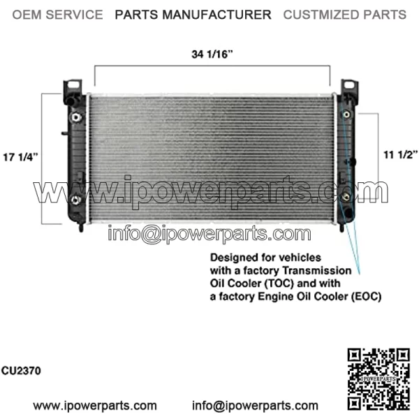 Complete Radiator CU2370 - Image 3
