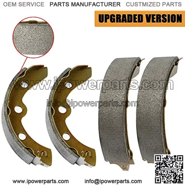 Club Car Replacement Brake Shoes for Club Car DS 1981-1994 Carryall (Manual Adjust) Club Car Rear Brake Shoes OEM Club Car 101146302??4Pcs-Long - Image 2
