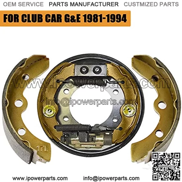 Club Car Replacement Brake Shoes for Club Car DS 1981-1994 Carryall (Manual Adjust) Club Car Rear Brake Shoes OEM Club Car 101146302??4Pcs-Long - Image 4