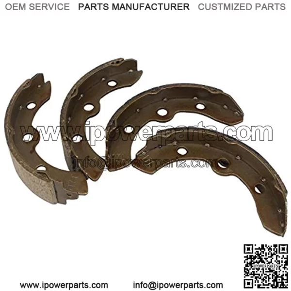 Golf Cart Brake Shoes (2 Front, 2 Rear) Fits Club Car (1995-up) DS and Precedent Golf Cart 1018232-01 EZGO and Yamaha Models - Image 2