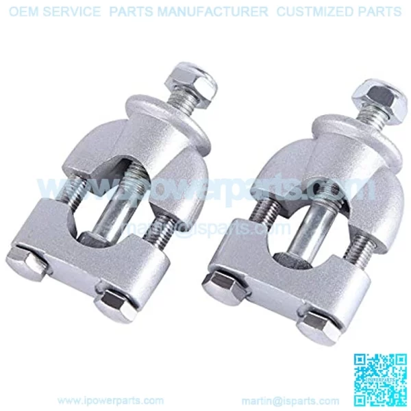 Motorcycle Handlebar Risers Mount Clamps 22mm 7/8" for Motorcycle Dirt Bike ATV - Image 2