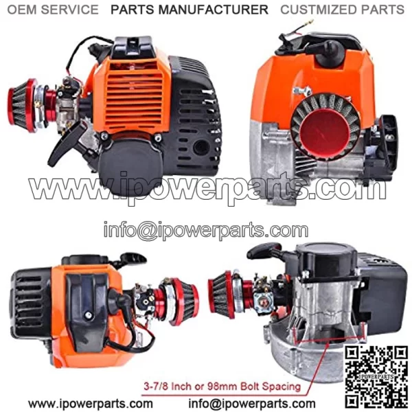 49cc 2 stroke Gas Scooter Engine Throttle CGrip Kit W/Racing Air Filter for ScooterX EVO Pep Boys Stand Up Scooter Bicycle Motorized DIY - Image 4