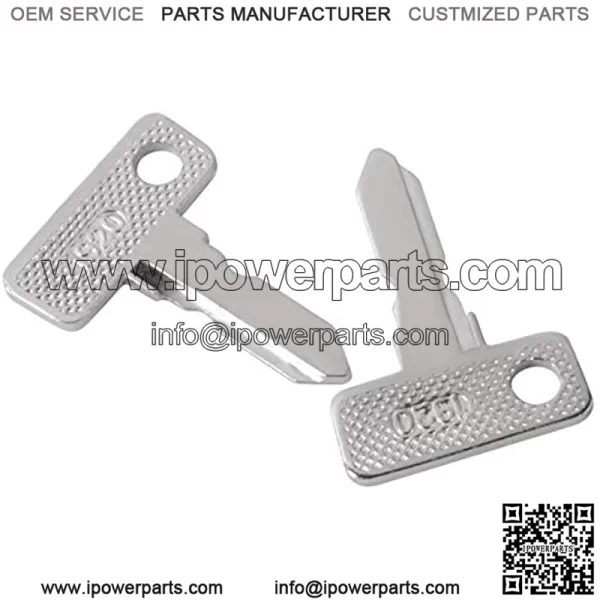 Club Car Key Replacement for Compatible with Club Car DS/Precedent  Gas/Electric,Golf Cart Ignition Key Pack of 2 - Image 3