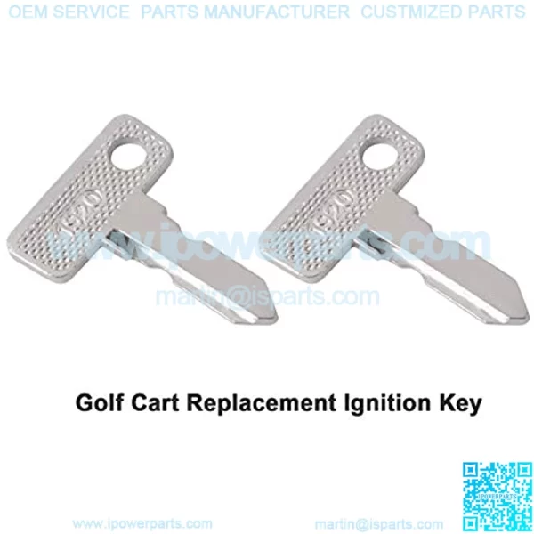 Club Car Key Replacement for Compatible with Club Car DS/Precedent (1982+) Gas/Electric,Golf Cart Ignition Key Pack of 2 - Image 4