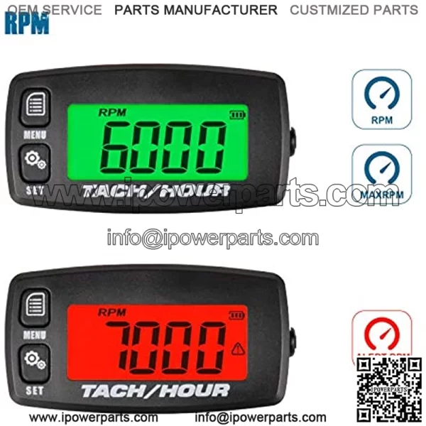 Digital Hours Tachometer - Image 3
