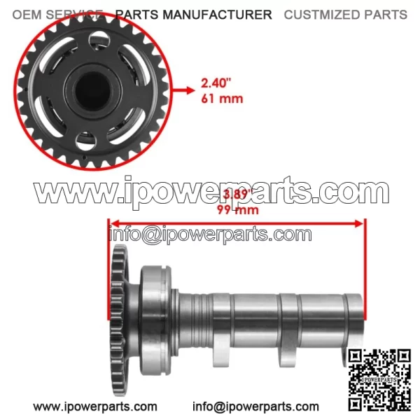 Intake Camshaft For Yamaha 5TA-12170-00-00 5TA-12170-10-00 - Image 2