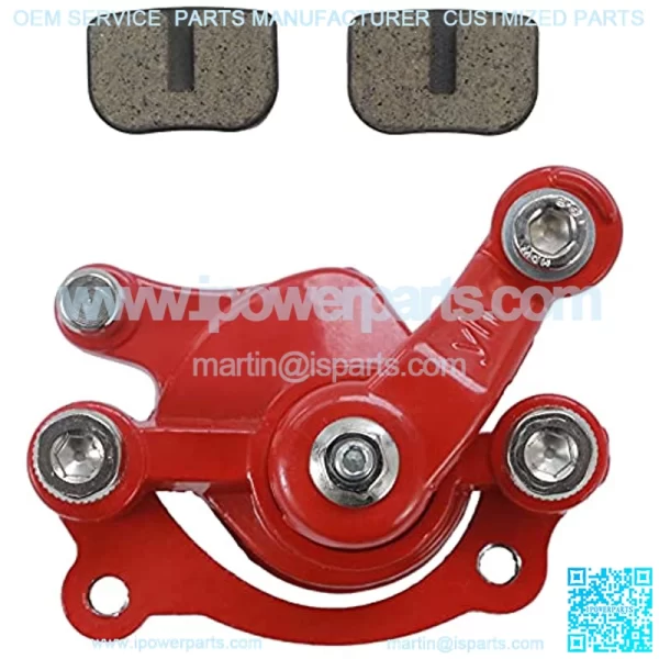Left front Disc Brake Caliper with Brake Pads Compatible with Doodlebug Dirtbug 97cc 2.8HP DB30 Electric Razor MX500 33cc Kids Mini Pit Dirt Pocket Bike