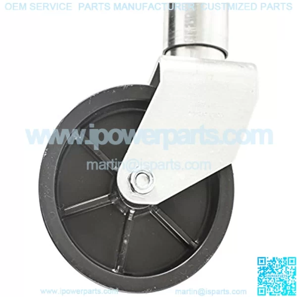 Trailer Dual 6-Inch Wheel 1500 Lbs Capacity Swing-Back Boat RV Utility - Image 3