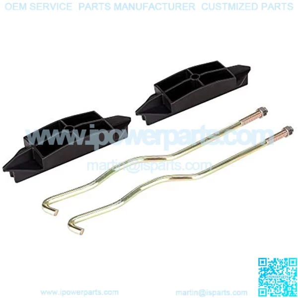12V Battery Hold Down Plate with Rods Kit for Club Car Precedent 2004-2009 Electric Golf Cart