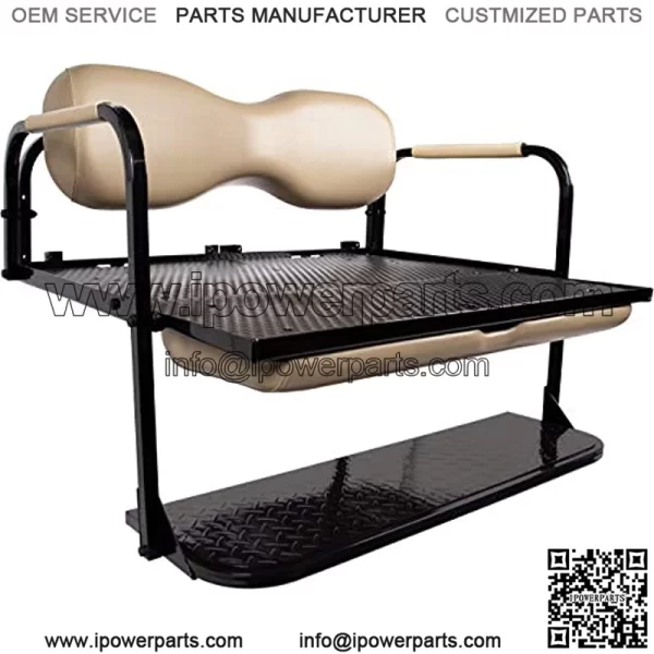 Club Car Precedent Golf Cart Rear Seat Kit ?C Beige - Image 2