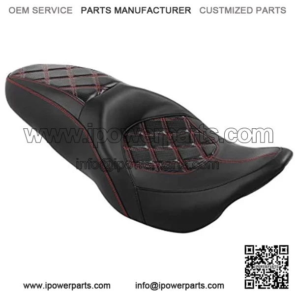 Driver Rider Passenger Seat For Harley Touring Road King Street Glide Electra Glide Road Glide 2009-2020 - Image 3