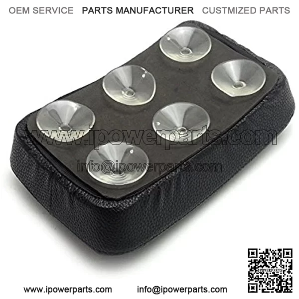 Rectangular Pillion Passenger Pad Seat 6 Suction Cup For Custom Chopper - Image 3