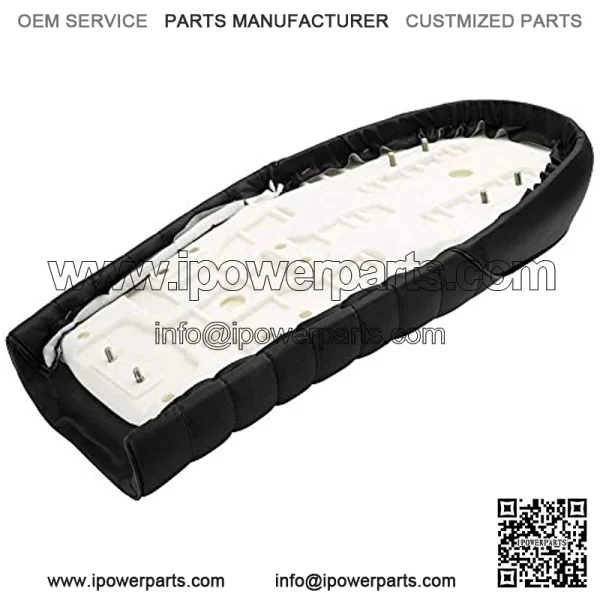 Motorcycle Cafe Racer Seat Universal Flat Brat Vintage Saddle Seat For CB Yamaha XJ (Black) - Image 4