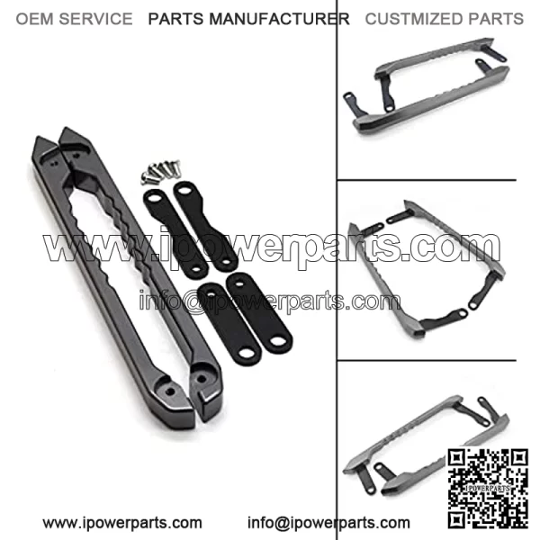 Motorcycle Passenger Rear Grab Bar Rear Seat Rail Kit Grab Handles Hand Grips Tail Handle Armrest for Yamaha MT09 FZ09 MT-09 FZ-09 MT 09 FZ 09 2013 2014 2015 2016 2017 2018 2019 2020 2021(Titanium) - Image 4