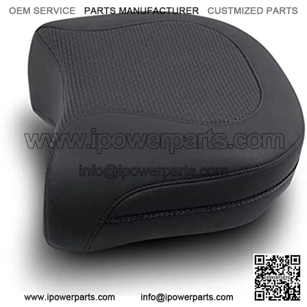 Motorcycle Seats 79436 Standard Touring Passenger Seat for Harley-Davidson Electra Glide & Road King Police 1983-'21, Textured, Black, Width: 13.5" - Image 2